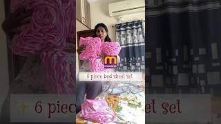 Meesho 😶‍🌫️✨ BEDSHEET with pillow set 🏡 ✨ #tamil #trending #shorts