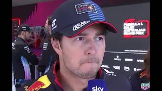 Checo Perez Post Race Interview | Max Verstappen DNF |Australian Grand Prix 2024 #ausgp
