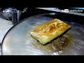 indonesian street food minced beef and egg martabak