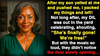 “Finally, she’s gone! We’re free now!” my daughter-in-law threw a party right after my son yelled!