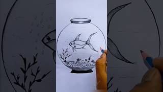 Fish Aquarium #drawing #shorts #youtubeshorts