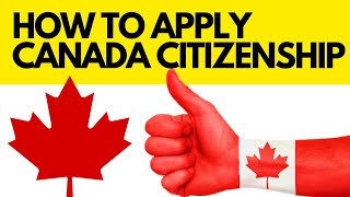 🍁 ✈️🟥🍁🟥  How to Apply Canadian Citizenship Step by step