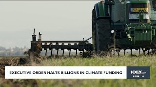 Executive order halts billions in climate funding