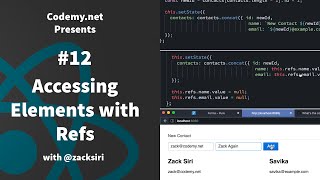 React: Accessing Elements with Refs - [012]