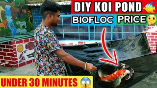 HOW TO MAKE *NEW* DIY KOI POND | Biofloc Fish Farming | DIY Pond Filter, Pond Ideas, Pool Pond Fish