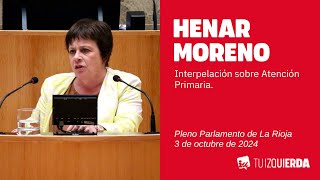 Henar Moreno sobre Atención Primaria