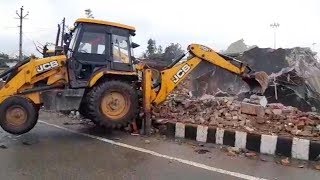 Jammu: Anti-encroachment drive near airport