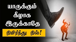 யாருக்கும் தாழ்ந்து போகாதே. உயர்ந்து இரு! |Tamil Motivation Whatsapp status |chiselers life Review