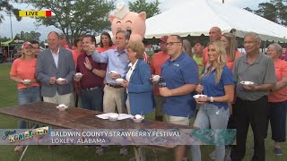 WKRG News 5 tries strawberry shortcake at the Strawberry Festival