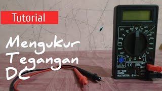 Cara Mengukur Tegangan DC Dengan Multimeter Digital DT 830B