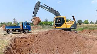 รีวิวรถแบคโฮ Volvo Ec140 dump trucks excavator 6 มีนาคม ค.ศ. 2019