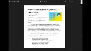CS50 Python Final Project