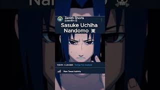 Sasuke Uchiha NARUTO edit ☠️