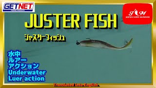 【水中動画】【JUSTER FISH 】ツートンカラーは水中でしっかり明滅するという証拠が撮れた！　ゲットネット　ジャスターフィッシュ　じゃすたーふぃっしゅ