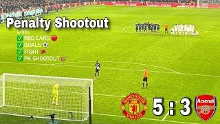 🔴 Manchester United vs Arsenal Full Penalty Shootout 5-3 | FA Cup 2025 | Arsenal 3-5 Man United