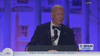President Biden complete remarks at 2024 White House Correspondents' Dinner (C-S