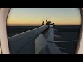 *realistic* condor landing at gran canaria sunset