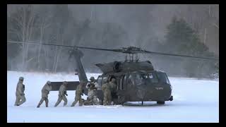 Michigan Army National Guard Helicopters at “Winter Strike”