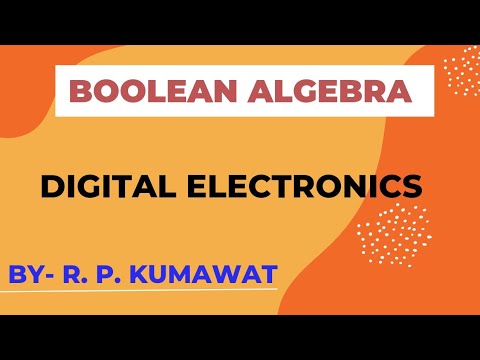 Boolean Algebra (Digital Electronics) - YouTube