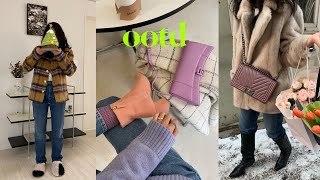 ootd vlog. 일상 브이로그 속 겨울 딘디 데일리룩 8 Days 8 Looks