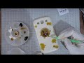 bt21 diy made your own shooky liquid glitter phone case