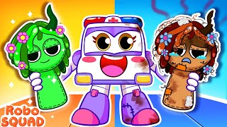 Ugly Vs Pretty Doll | My Doll Came To Life 👧🏻 Play With Toys Gently | Robosquad Kids Cartoon