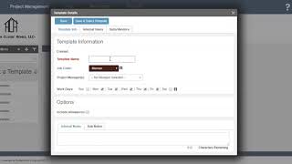 SmithBooks Accounting, Inc - How to create a Template in Buildertrend