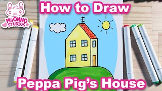 How to Draw Peppa Pig's House | Peppa Pig