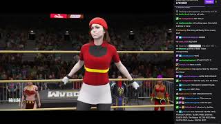 WVGCW 2023-12-26: 02: Linear 6 Woman Over the Top Rope Battal Royal