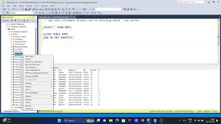 how to add auto increment column in table | SQL Server