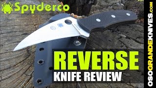 Spyderco Reverse Fixed Blade FB34GP Knife Review | OsoGrandeKnives