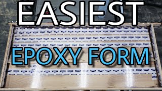 How to make the EASIEST Epoxy Resin Form / Mold