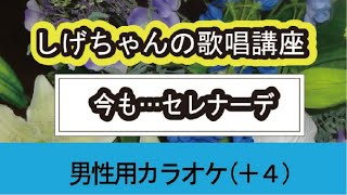 「今も…セレナーデ」しげちゃんの歌唱レッスン講座 / 大月みやこ・男性用カラオケ（＋４）