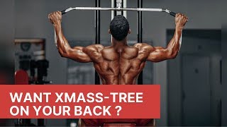 Xmass Tree Back- Christmas tree back workut- Ultimate Back workout- Deadlift - Back workout -V shape