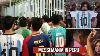 Messi Mania in Peru | Peruvians welcomed Messi like a king