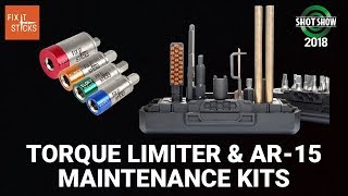 Fix It Sticks Torque Limiter \u0026 AR-15 Maintenance Kits - SHOT Show 2018 Day 4