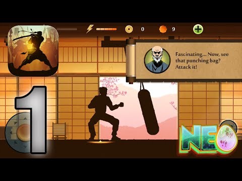 Shadow Fight 2: Tutorial del juego Parte 1 – Entrenamiento de sombras (iOS, Android)