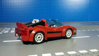 Car Slip Test - LEGO Stop Motion