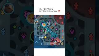 Team - MM Play Safe But MM Situation 🤡 #mobilelegends #mobilelegendsbangbang #mlbb#mobilelegendshort