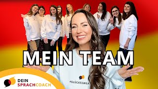 Lerne MEIN TEAM kennen \u0026 bekomme TIPPS zum DEUTSCHLERNEN (Learn German | Deutschlehrerin)