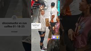 CHOCOMUCHO VS ZEUS COFFEE #trending #volleyball #chocomuchoflyingtitans #deannawongst #roysetubino