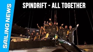 Spindrift - Trophée Jules Verne -  All together - La Trinité sur Mer, 23h00 GMT+1