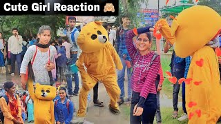 Cute Girl's Reaction 🙈 | Part 3 | Prank | Teddy Bear | Funny | Comedy | Official vlogs Spj