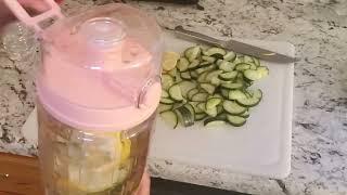 Amazing 8-Day Detox Water Prep Using My Hydracy Fruit Infuser Bottle!