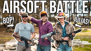 CAPTURE THE FLAG AIR SOFT WAR! Backyard CHALLENGE!