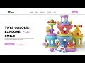 Create Toy Shop Website Using HTML & CSS | Fast Code