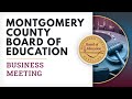 Board of Education - Board Business Meeting - 6/25/24