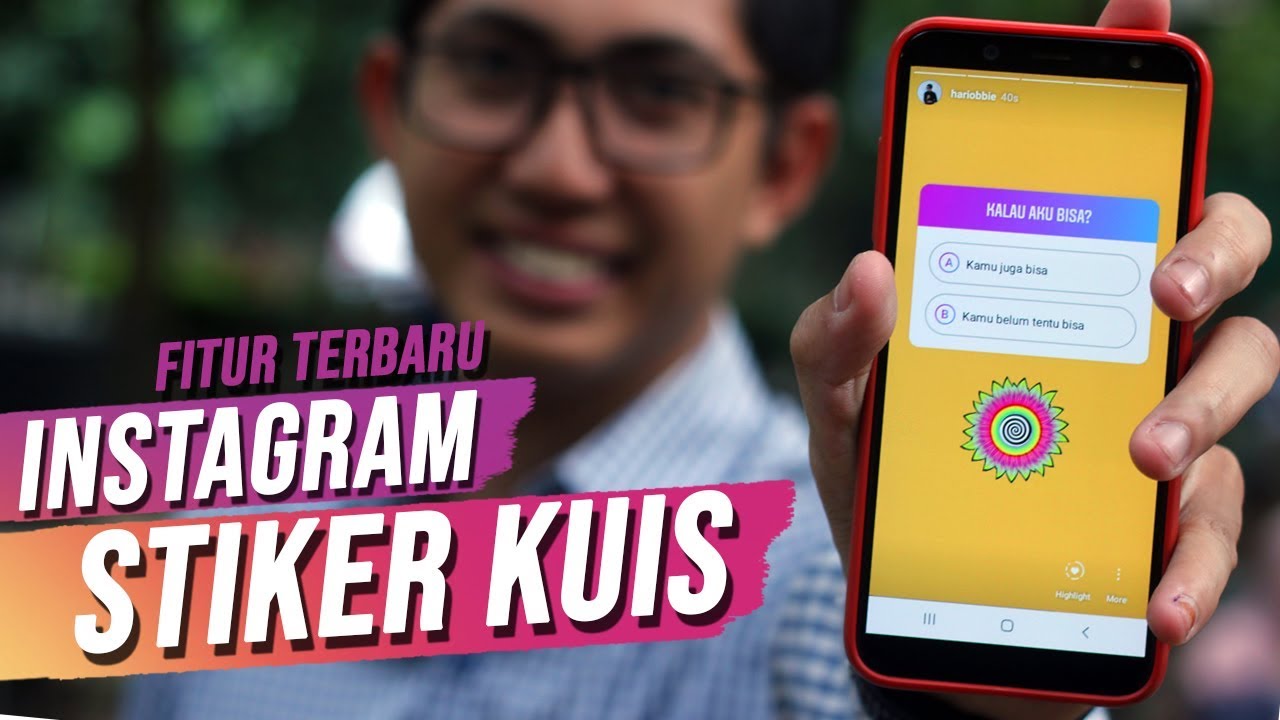 Membuat Kuis Di Instagram Stories Dengan Quiz Sticker - YouTube