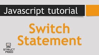 JavaScript Tutorial 20 - JavaScript Switch Statement