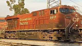 El Xico hoy con #canadianpacific y la inseparable GP #kcsm rumbo sur 15-Abril-024.